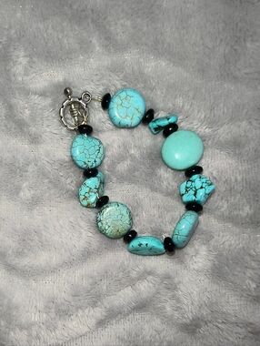 Turquoise Nugget Bracelet